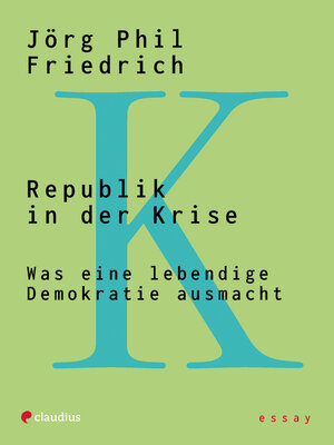 cover image of Republik in der Krise